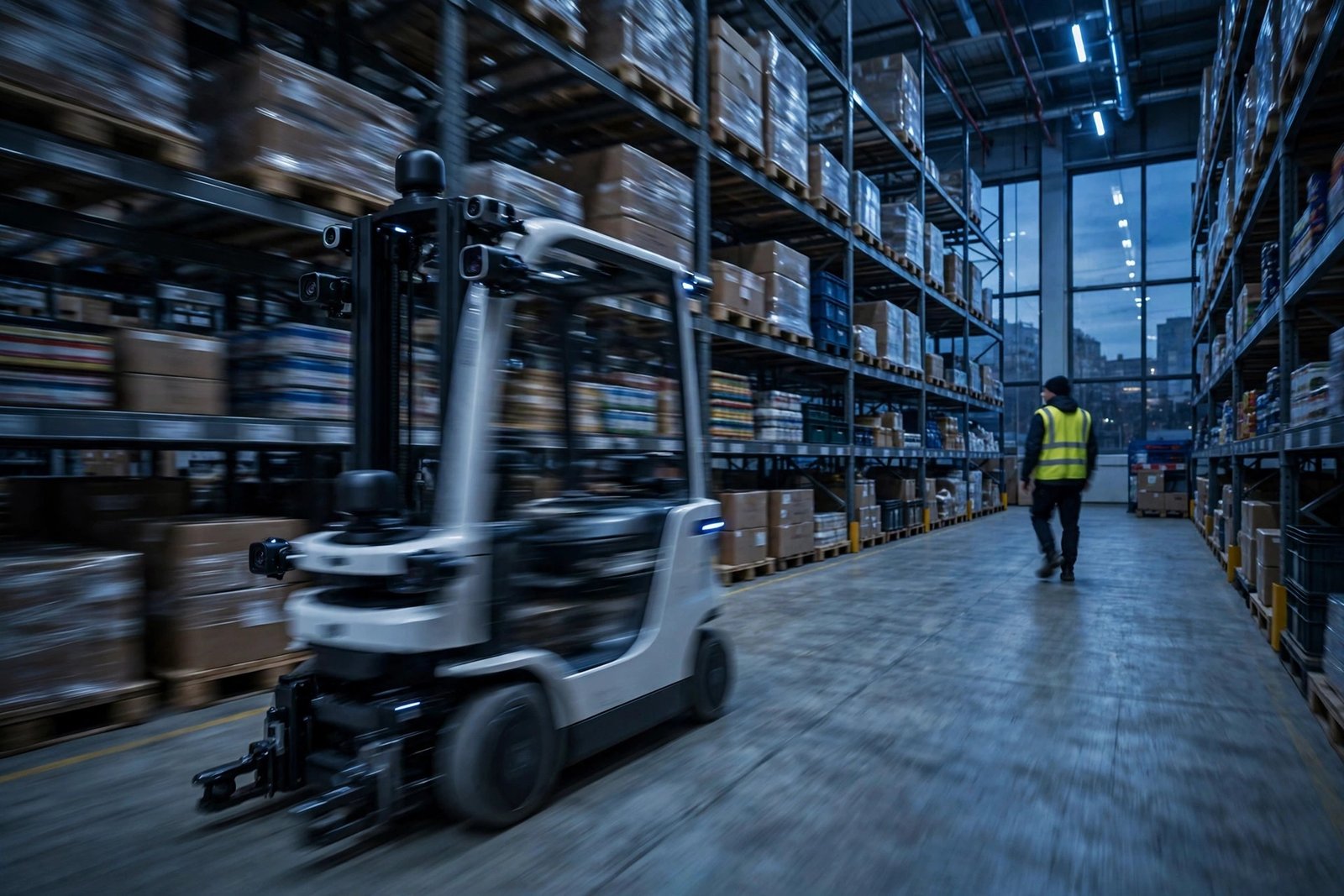 KION bringt Physical AI ins echte Lager: Autonome Stapler lernen vor dem ersten Einsatz