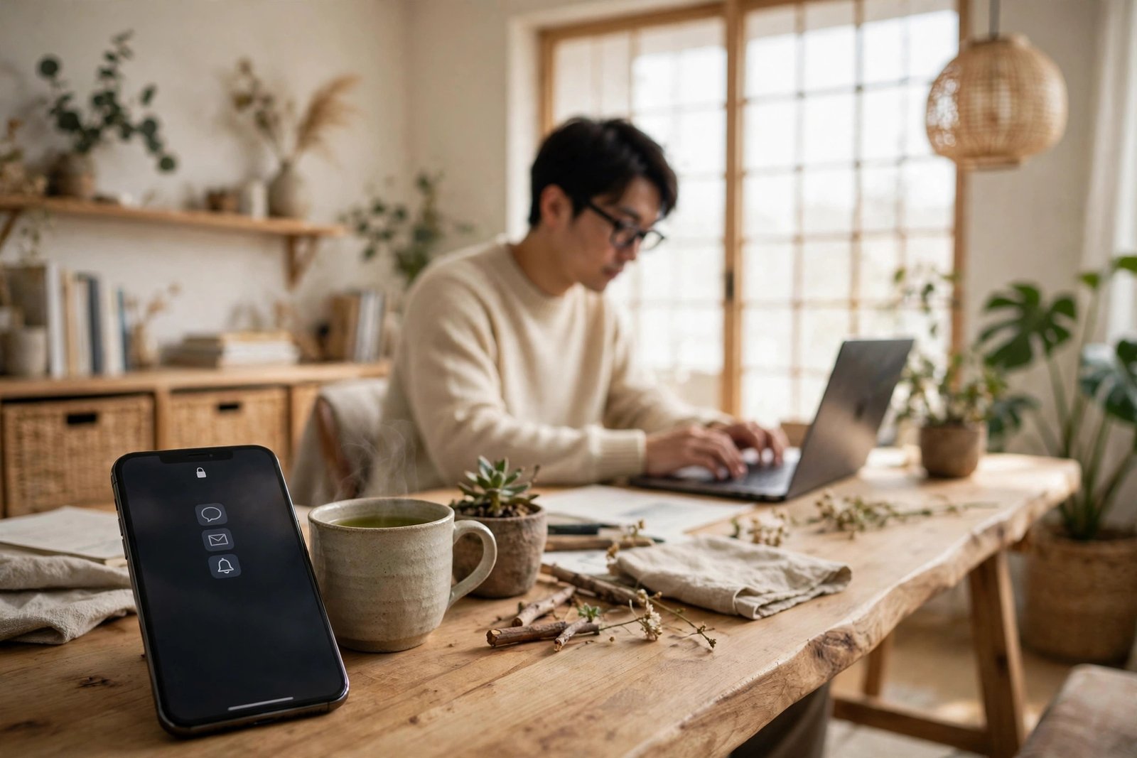 スマホの通知を整理して集中力を取り戻す方法:iPhoneとAndroidの集中モード完全ガイド